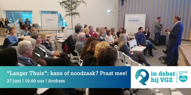 In debat bij VGZ 27 juni